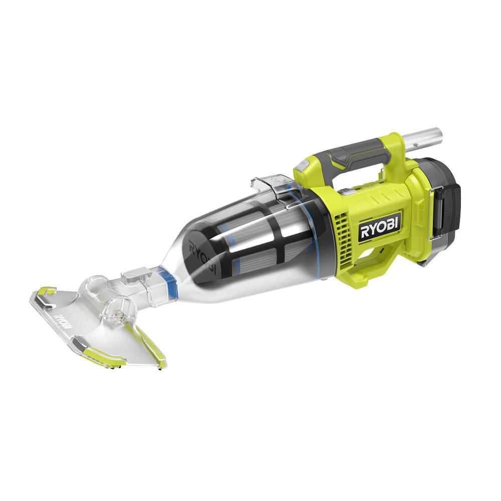 Open Box - Ryobi ONE+ 18V Handheld Cordless Pool Vacuum Cleaner (Tool Only) with Floor Head