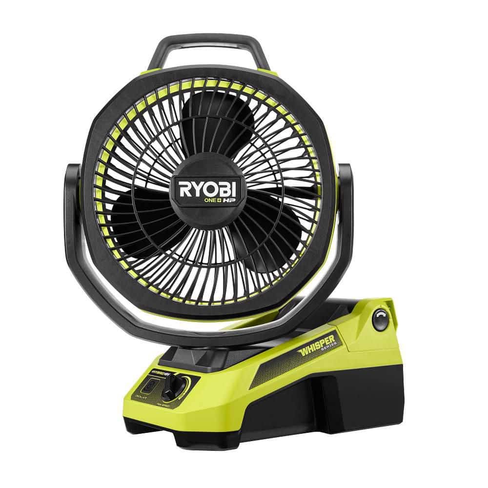 Open Box -  ONE+ 18V HP Brushless Cordless Hybrid 9 in. WHISPER SERIES Oscillating Fan (Tool Only)