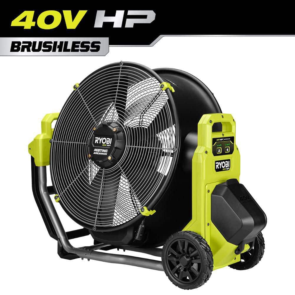 Open Box -  40V HP Brushless Cordless Hybrid 18 in. WHISPER SERIES Misting Air Cannon (Tool Only)