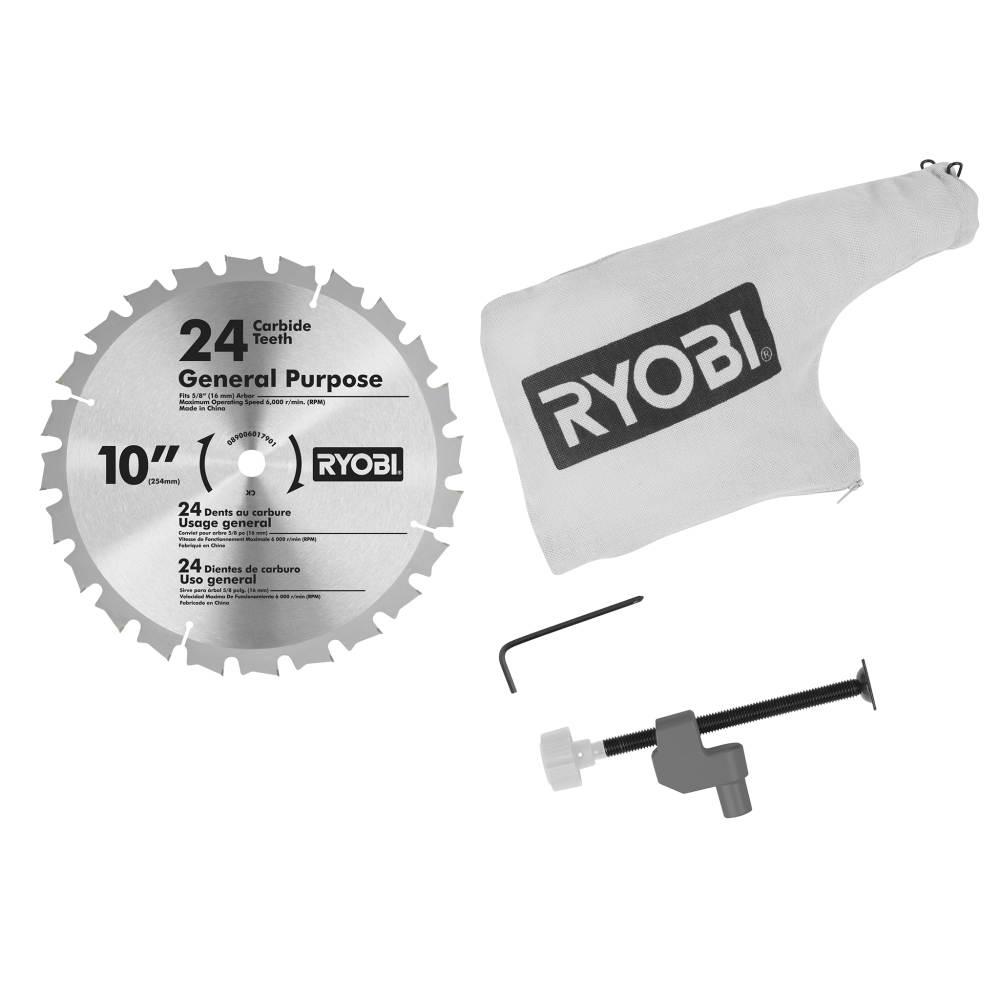 Open Box -  RYOBI TS1346 10 in. Compound Miter Saw with LED RYOBIBullseye Deals