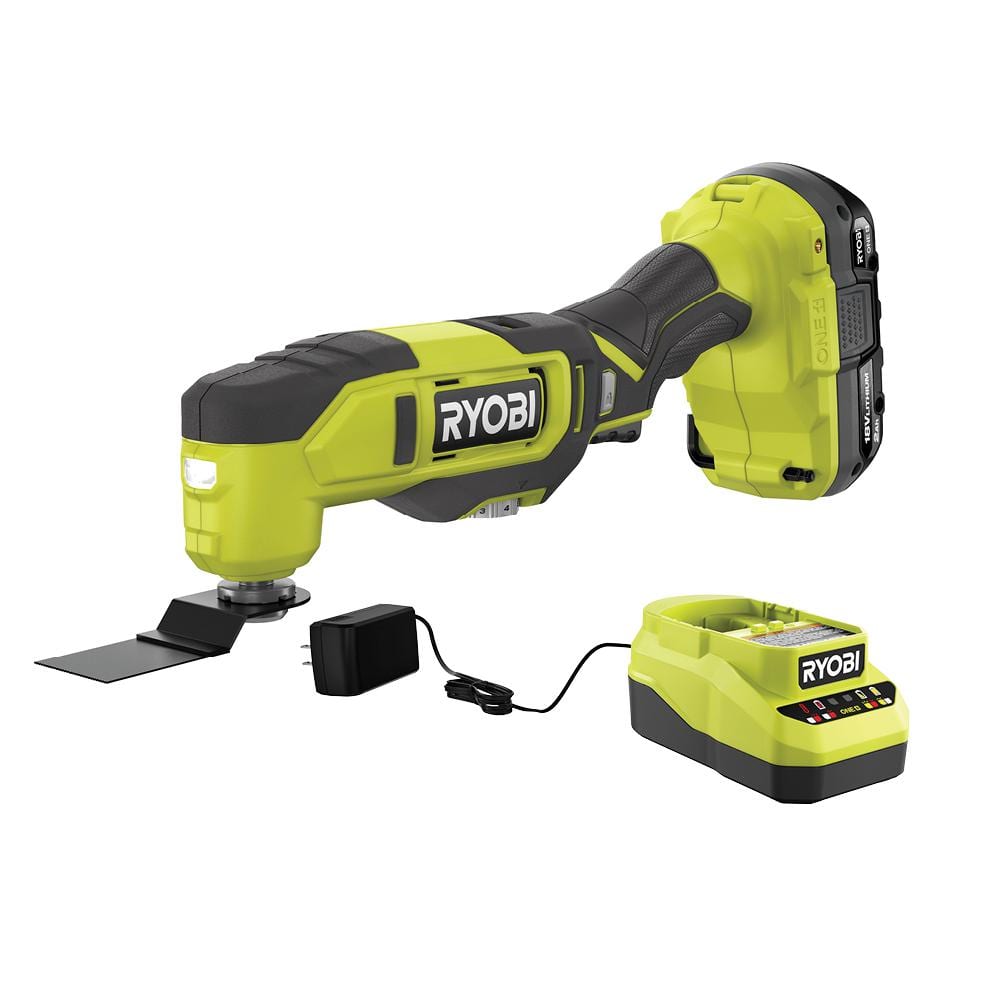 Open Box -  RYOBI ONE+ 18V Cordless Multi-Tool Kit with 2.0 Ah Battery and Charger RYOBIBullseye Deals