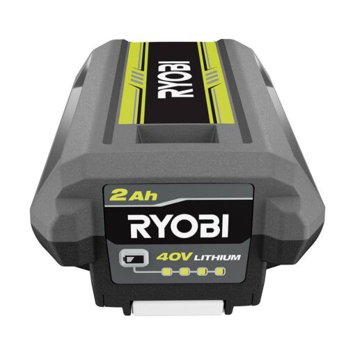 Open Box -  Ryobi 1003-966-407 40 Volt 2.0 Ah Lithium-Ion Slide  Battery with On-Board LED Fueal Gague RyobiBullseye Deals