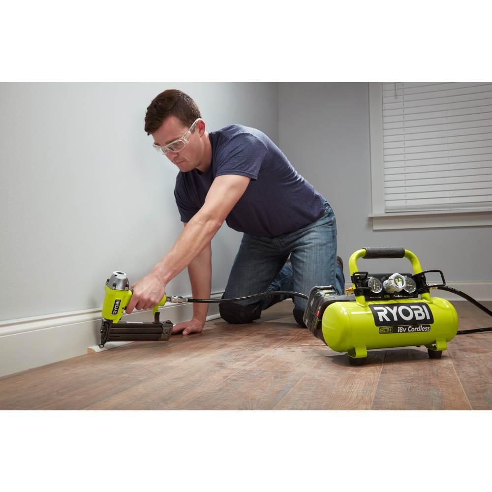 Open Box - RYOBI P739 18-Volt ONE+ Cordless 1 Gal. Portable Air Compressor (Tool-Only)