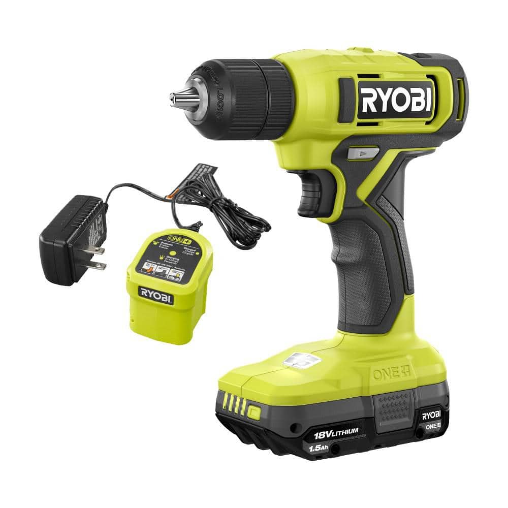Open Box -  RYOBI ONE+ 18V Cordless 3/8 in. Drill/Driver Kit with 1.5 Ah Battery and Charger RYOBIBullseye Deals