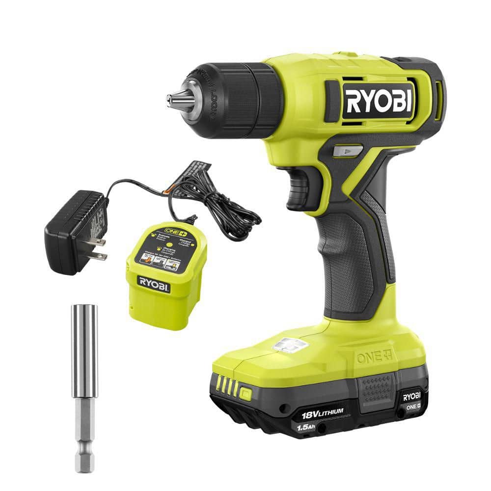 Open Box -  Ryobi ONE+ 18V Cordless 3/8 in. Drill Kit with 1.5 Ah Battery and Charger