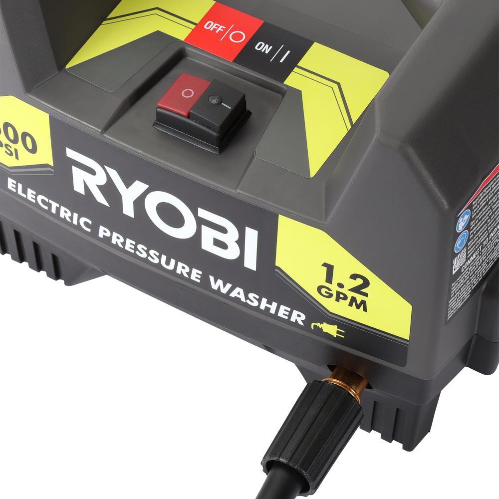 Open Box -  Ryobi RY141612 1,600-PSI 1.2-GPM Electric Pressure Washer RYOBIBullseye Deals