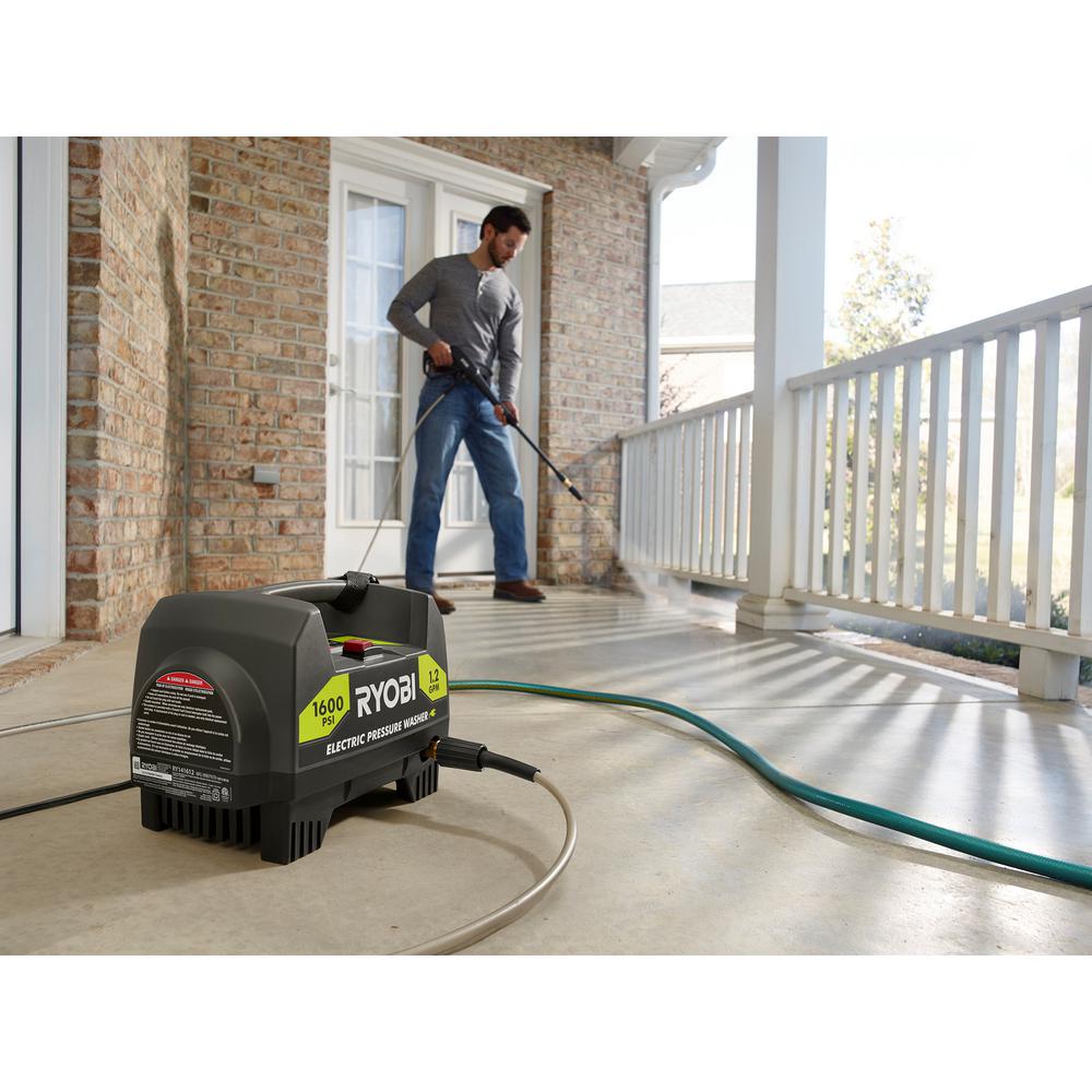 Open Box -  Ryobi RY141612 1,600-PSI 1.2-GPM Electric Pressure Washer RYOBIBullseye Deals