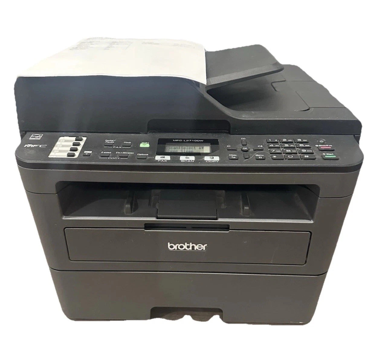 Used - Brother MFCL2710DW Wireless Monochrome Printer with Scanner, Copier & Fax
