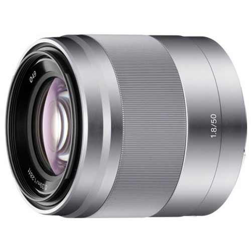 Certified Refurbished - Sony 50mm f/1.8 Mid-Range Lens for Sony E Mount Nex Cameras