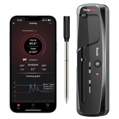 New - Thermopro Tempspike Lite 500ft Wireless Bluetooth Meat Thermometer For Cooking And Grilling